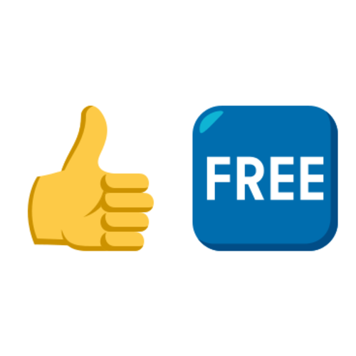 👍🆓 Emoji Domain EmojiOne rendering
